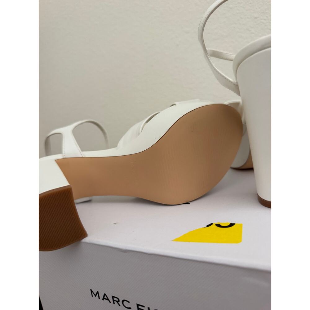 New Marc Fisher Deren white platform heels sz 6 - Picture 7 of 7
